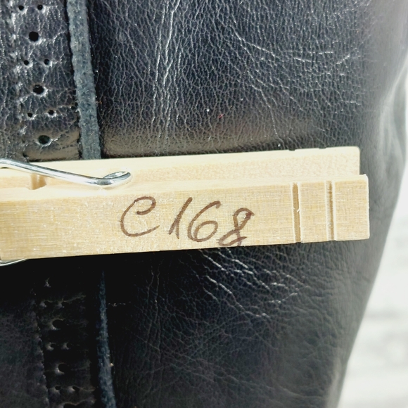 Liz Claiborne Black Leather Side Zipper High Heel Knee High Boots C168 - Picture 15 of 15